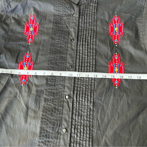 Wrangler‎ Black Button Down Shirt - Picture 4 of 10